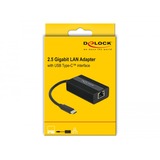 DeLOCK 65990 tarjeta y adaptador de interfaz negro, Negro, 39,2 mm, 67 mm, 21,3 mm, 1 pieza(s), 2,5 Gbit/s