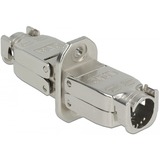 DeLOCK 86467 conector 2 x LSA Acero inoxidable, Embrague plateado, 2 x LSA, Acero inoxidable, Cat6a, S/UTP (STP), 23/24, 28 mm