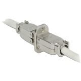 DeLOCK 86467 conector 2 x LSA Acero inoxidable, Embrague plateado, 2 x LSA, Acero inoxidable, Cat6a, S/UTP (STP), 23/24, 28 mm