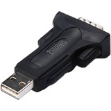 Digitus Cambiadores de género para cables, Adaptador negro, USB 2.0, RS-485, 0,8 m, Negro