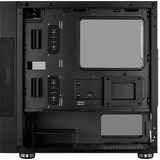 Aerocool Atomic Mini Tower Negro, Cajas de torre negro, Mini Tower, PC, Negro, micro ATX, Mini-ITX, ABS, SPCC, 18,4 cm