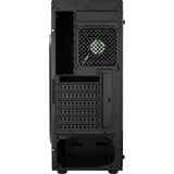 Aerocool Bolt Midi Tower Negro, Cajas de torre negro, Midi Tower, PC, Negro, ATX, micro ATX, Mini-ITX, Acrílico, Juego