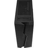 Aerocool Bolt Midi Tower Negro, Cajas de torre negro, Midi Tower, PC, Negro, ATX, micro ATX, Mini-ITX, Acrílico, Juego