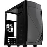 Aerocool CS102 carcasa de ordenador Midi Tower Negro, Cajas de torre negro, Midi Tower, PC, Negro, micro ATX, Mini-ITX, 15 cm, 24 cm