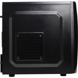 Aerocool CS102 carcasa de ordenador Midi Tower Negro, Cajas de torre negro, Midi Tower, PC, Negro, micro ATX, Mini-ITX, 15 cm, 24 cm