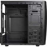 Aerocool CS102 carcasa de ordenador Midi Tower Negro, Cajas de torre negro, Midi Tower, PC, Negro, micro ATX, Mini-ITX, 15 cm, 24 cm