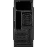 Aerocool CS-1103 Midi Tower Negro, Cajas de torre negro, Midi Tower, PC, Negro, ATX, micro ATX, Mini-ITX, Acrilonitrilo butadieno estireno (ABS), SPCC, 15,1 cm