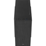 Aerocool CS-1103 Midi Tower Negro, Cajas de torre negro, Midi Tower, PC, Negro, ATX, micro ATX, Mini-ITX, Acrilonitrilo butadieno estireno (ABS), SPCC, 15,1 cm