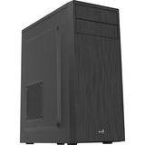 Aerocool CS-1103 Midi Tower Negro, Cajas de torre negro, Midi Tower, PC, Negro, ATX, micro ATX, Mini-ITX, Acrilonitrilo butadieno estireno (ABS), SPCC, 15,1 cm