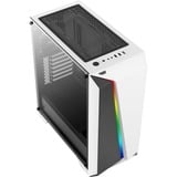 Aerocool CYLONPROWG Midi Tower Blanco, Cajas de torre blanco/Negro, Midi Tower, PC, Blanco, ATX, micro ATX, Mini-ITX, Acrilonitrilo butadieno estireno (ABS), SPCC, Multi