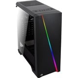 Aerocool Cylon Midi Tower Negro, Cajas de torre negro, Midi Tower, PC, Negro, ATX, micro ATX, Mini-ITX, Acero, Juego