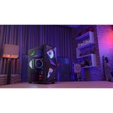 Aerocool Glider Tempered Glass Negro, Cajas de torre negro, PC, Negro, ATX, micro ATX, Mini-ITX, Acrilonitrilo butadieno estireno (ABS), SPCC, Acero, Juego, 15,7 cm