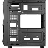 Aerocool Glider Tempered Glass Negro, Cajas de torre negro, PC, Negro, ATX, micro ATX, Mini-ITX, Acrilonitrilo butadieno estireno (ABS), SPCC, Acero, Juego, 15,7 cm