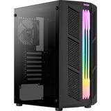 Aerocool Prime Midi Tower Negro, Cajas de torre negro, Midi Tower, PC, Negro, ATX, micro ATX, Mini-ITX, Acrilonitrilo butadieno estireno (ABS), SPCC, Juego