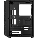 Aerocool Prime Midi Tower Negro, Cajas de torre negro, Midi Tower, PC, Negro, ATX, micro ATX, Mini-ITX, Acrilonitrilo butadieno estireno (ABS), SPCC, Juego