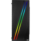 Aerocool Streak Midi Tower Negro, Cajas de torre negro, Midi Tower, PC, Negro, ATX, micro ATX, Mini-ITX, Acrilonitrilo butadieno estireno (ABS), SPCC, Multi