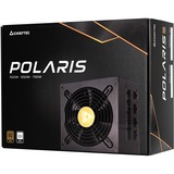 Chieftec Polaris unidad de fuente de alimentación 750 W 20+4 pin ATX PS/2 Negro, Fuente de alimentación de PC negro, 750 W, 100 - 240 V, 50/60 Hz, 10 A, Activo, 120 W