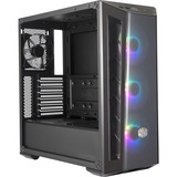 Cooler Master MasterBox MB520 ARGB Midi Tower Negro, Cajas de torre negro, Midi Tower, PC, Negro, ATX, EATX, micro ATX, Mini-ITX, SSI CEB, Plástico, Acero, Vidrio templado, 16,5 cm