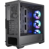 Cooler Master MasterBox MB520 ARGB Midi Tower Negro, Cajas de torre negro, Midi Tower, PC, Negro, ATX, EATX, micro ATX, Mini-ITX, SSI CEB, Plástico, Acero, Vidrio templado, 16,5 cm