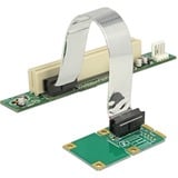 DeLOCK 41359 ranura de expansión, Tarjeta de ampliación Mini PCI Express / PCI 32 Bit