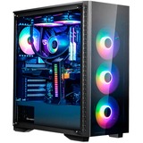 DeepCool Matrexx 50 Midi Tower Negro, Cajas de torre negro, Midi Tower, PC, Negro, ATX, EATX, micro ATX, Mini-ITX, ABS sintéticos, SPCC, Vidrio templado, Juego