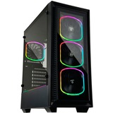 Enermax StarryFort SF30 Torre Negro, Cajas de torre negro, Torre, PC, Negro, ATX, micro ATX, Mini-ITX, SPCC, Azul, Verde, Rojo