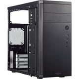 Fractal Design CORE 1100 Mini Tower Negro, Cajas de torre negro, Mini Tower, PC, Negro, micro ATX, Mini-ITX, Unidad de disco duro, Poder, 14,8 cm