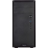 Fractal Design CORE 1100 Mini Tower Negro, Cajas de torre negro, Mini Tower, PC, Negro, micro ATX, Mini-ITX, Unidad de disco duro, Poder, 14,8 cm