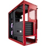 Fractal Design Focus G Midi Tower Negro, Rojo, Cajas de torre rojo, Midi Tower, PC, Negro, Rojo, ATX, ITX, micro ATX, Blanco, Ventiladores de la caja, Frente