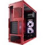 Fractal Design Focus G Midi Tower Negro, Rojo, Cajas de torre rojo, Midi Tower, PC, Negro, Rojo, ATX, ITX, micro ATX, Blanco, Ventiladores de la caja, Frente