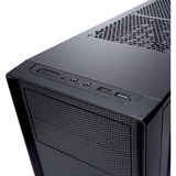 Fractal Design Focus G Mini Mini Tower Negro, Cajas de torre negro, Mini Tower, PC, Negro, ITX, Mini-ATX, Blanco, Ventiladores de la caja, Frente