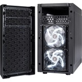 Fractal Design Focus G Mini Mini Tower Negro, Cajas de torre negro, Mini Tower, PC, Negro, ITX, Mini-ATX, Blanco, Ventiladores de la caja, Frente