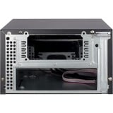 Inter-Tech MI-008 ITX Negro, Cajas de torre negro, PC, Negro, Mini-ITX, 4 cm, 27 cm, SFX