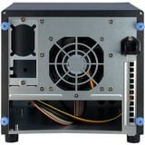 Inter-Tech SC-4100 Estante Negro, Caja cubo negro, Estante, Servidor, Negro, Mini-ITX, Acero, 1U