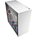 Sharkoon Pure Steel RGB Midi Tower Blanco, Cajas de torre blanco, Midi Tower, PC, Blanco, ATX, CEB, EATX, EEB, micro ATX, Mini-ITX, Acero, Vidrio templado, Multi