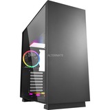 Sharkoon Pure Steel RGB Midi Tower Negro, Cajas de torre negro, Midi Tower, PC, Negro, ATX, CEB, EATX, EEB, micro ATX, Mini-ITX, Acero, Vidrio templado, Multi