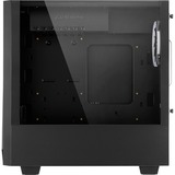 Sharkoon REV100 carcasa de ordenador Midi Tower Negro, Cajas de torre negro, Midi Tower, PC, Negro, ATX, micro ATX, Mini-ITX, Aluminio, Vidrio templado, Juego