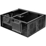 SilverStone GD09B-C HTPC Negro, Caja HTPC negro, HTPC, PC, Negro, ATX, micro ATX, SSI CEB, Aluminio, Plástico, Acero, 13,8 cm