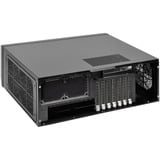 SilverStone GD09B-C HTPC Negro, Caja HTPC negro, HTPC, PC, Negro, ATX, micro ATX, SSI CEB, Aluminio, Plástico, Acero, 13,8 cm