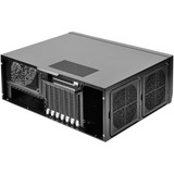 SilverStone GD09B-C HTPC Negro, Caja HTPC negro, HTPC, PC, Negro, ATX, micro ATX, SSI CEB, Aluminio, Plástico, Acero, 13,8 cm