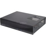 SilverStone ML03 HTPC Negro, Caja de sobremesa negro, HTPC, PC, Negro, micro ATX, Mini-ATX, Mini-ITX, Aluminio, Plástico, SECC, 440 mm