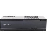 SilverStone ML05 HTPC Negro, Caja HTPC negro, HTPC, PC, Negro, Mini-ITX, Metal, Hogar / Oficina