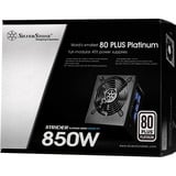 SilverStone ST85F-PT unidad de fuente de alimentación 850 W ATX Negro, Fuente de alimentación de PC negro, 850 W, 90 - 264 V, 50 - 60 Hz, Activo, 120 W, 850 W