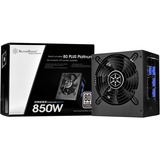 SilverStone ST85F-PT unidad de fuente de alimentación 850 W ATX Negro, Fuente de alimentación de PC negro, 850 W, 90 - 264 V, 50 - 60 Hz, Activo, 120 W, 850 W