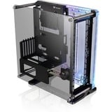 Thermaltake DistroCase 350P Midi Tower Negro, Caja abierta/Benchmark negro/Transparente, Midi Tower, PC, Negro, ATX, micro ATX, Mini-ITX, Polimetilmetacrilato (PMMA), SPCC, Juego