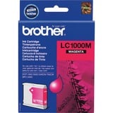 Brother LC1000M cartucho de tinta 1 pieza(s) Original Magenta Tinta a base de pigmentos, 1 pieza(s), Minorista