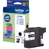 Brother LC-221BK cartucho de tinta 1 pieza(s) Original Negro Tinta a base de pigmentos, 260 páginas, 1 pieza(s)