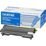 Brother TN2000 cartucho de tóner 1 pieza(s) Original Negro 2500 páginas, Negro, 1 pieza(s), Minorista