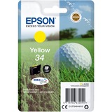 Epson Golf ball Singlepack Yellow 34 DURABrite Ultra Ink, Tinta Rendimiento estándar, Tinta a base de pigmentos, 4,2 ml, 300 páginas, 1 pieza(s)