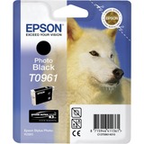 Epson Husky Cartucho T0961 negro foto, Tinta Tinta a base de colorante, 11,4 ml, 1 pieza(s), Minorista